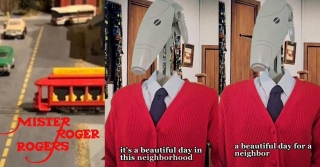 When A R0-GR Robot From Star Wars Takes On The Role Of Mr. Rogers