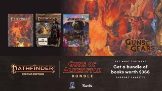 Get The Complete Pathfinder RPG (2nd Edition) Guns Of Alkenstar Bundle + Support Charity At A RIDICULOUS Price!