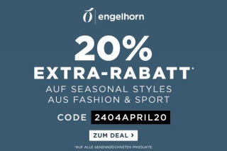Engelhorn: Satte 20% Extra-Rabatt Auf Seasonal Styles Sowie Fashion & Sport