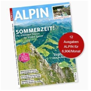 ALPIN (12 Ausgaben) Für 82,80€ Inkl. 60€ Prämie