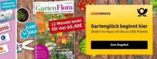 Leserservice Flash-Sale – GartenFlora Für 65,40€ + Bis Zu 65€ Prämie