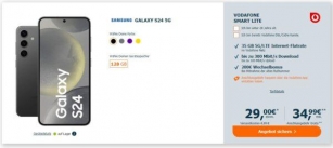 *TARIF EFF. GRATIS* Samsung Galaxy S24 5G + 35GB LTE/5G + Alles-Flat Im Vodafone-Netz Für 34,99€/Monat + 200€ Bonus (GiGaKombi Möglich)