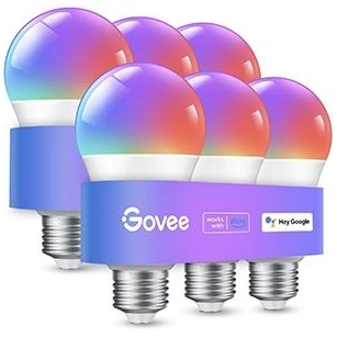 Govee Smarte LED Glühbirne E27 6er-Pack Für 32,99€