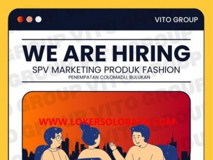 Loker Vito Group Colomadu SPV Marketing Produk Fashion