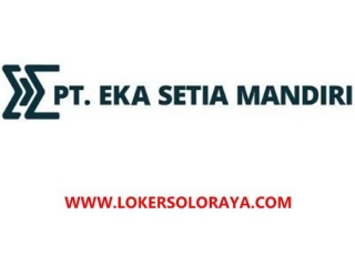 Loker Solo Terbaru Beauty Consultant PT Eka Setia Mandiri