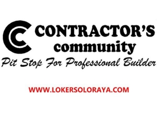 Loker Sukoharjo Sales Building Material Di Contractor's Community
