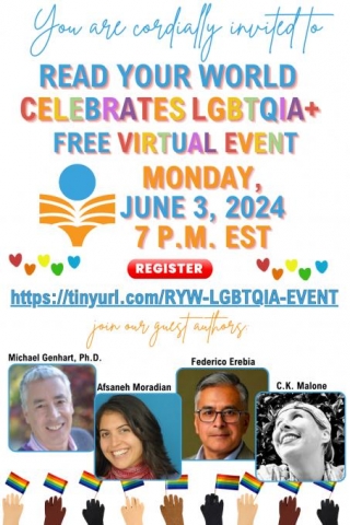 Read Your World Celebrates LGBTQIA+ Pride Month Free Virtual Event