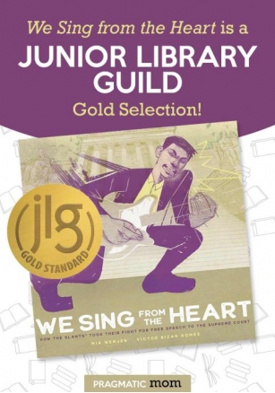 WE SING FROM THE HEART Is A Junior Library Guild Gold Selection