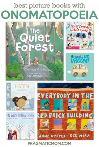 8 Great Picture Books With Onomatopoeia & SIGNED BOOK GIVEAWAY!