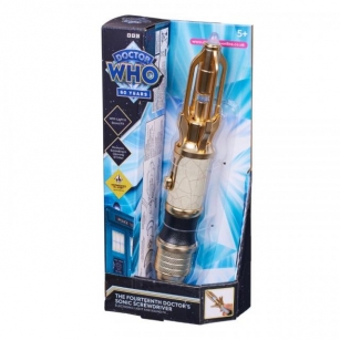 New Forbidden Planet Doctor Who 14th Doctor Sonic Screwdriver ‘Gold Version’ Available To Pre-Order Now