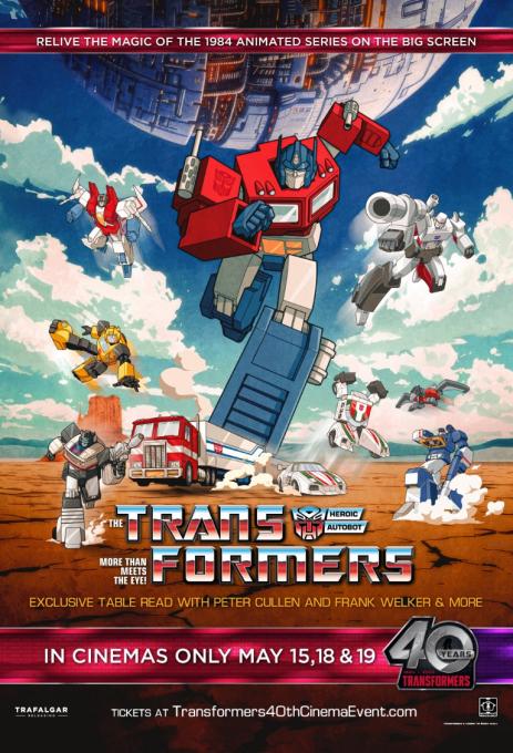 Celebrate 40 Years of The Transformers with Special Cinema Event Featuring G1 Episodes