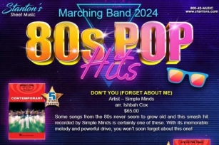 80s Pop Hits For MARCHING BAND 2024