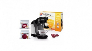 TASSIMO By Bosch Style TAS1102GB2 Coffee Machine With Costa Americano & Latte Starter Bundle £19.99 With Code @ Currys