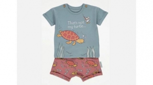 That’s Not My Turtle... T-Shirt & Shorts Outfit £7.50 @ Asda George