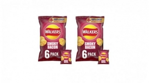 Walkers Smoky Bacon Crisps 6 X 25g 2 Packs For £2.85 @ Amazon