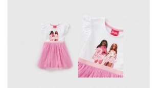 Barbie Girls Pink Mesh Dress From £10 @ Matalan
