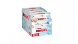 Huggies Pure Extra Care Baby Wipes 8 Packs £6.30 @ Amazon