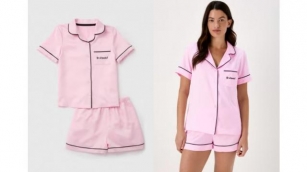Matching Pink Ladies & Kids Bridesmaid Pyjama Set @ Matalan