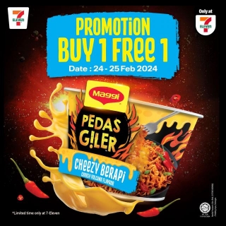 24-25 Feb 2024: 7-Eleven – Buy 1 Free 1 Promo