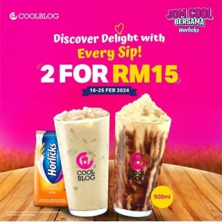 16-25 Feb 2024: Coolblog – 2 For RM15 Promo