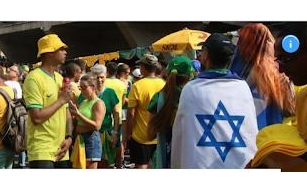 Bandeiras de Israel em atos preocupam entidades judaicas