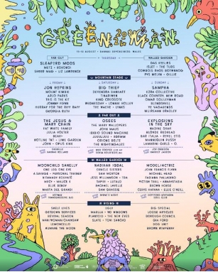 GREEN MAN FESTIVAL Share Day-by-day Line-up And Second Wave Of Artists For 2024