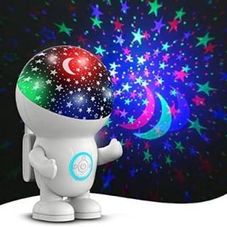 Astronaut Night Light Projector For Kids 55% Off With Promo Code!
