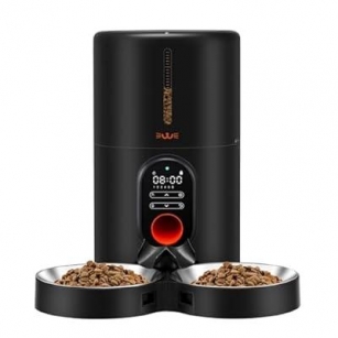 Automatic Pet Food Dispenser With Two Bowls 70% Off With Discount Code!