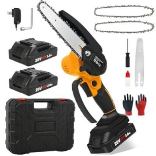 Portable Mini Cordless Electric Chain Saw 50% Off With Discount Code!