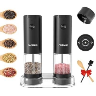 Electric Salt And Pepper Grinder Set 50% Off With Promo Code!