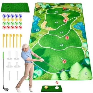3 In 1 Golf Chipping Game Mat 50% Off With Promo Code!