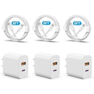Fast Cell Phone Chargers, 3 Pack 70% Off With Coupon Code!