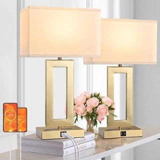 Set Of 2 Touch Control Table Lamps 37% Off With Coupon Code!