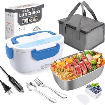3-in-1 60W Self-Heating Lunchbox for Car, Truck, or Home 50% Off with Coupon Code!