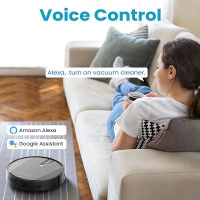 Robot Vacuum Cleaner with Voice Control 50% Off with Discount Code!