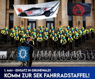 1. Mai! Kommt Zur Fahrrad-Razzia In Den Grunewald!