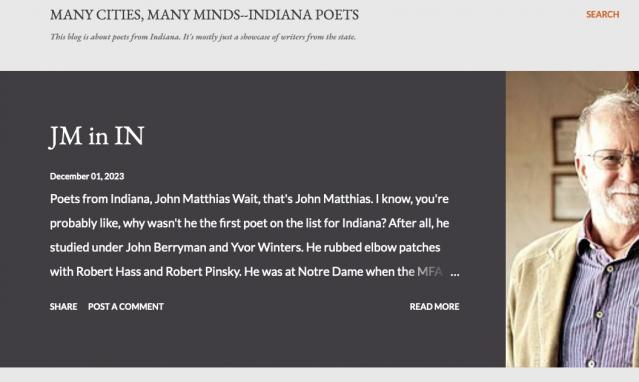 Many Cities, Many Minds--Indiana Poets