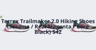 Terrex Trailmaker 2.0 Hiking Shoes (Sesame / Real Magenta / Core Black) $42