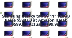 Samsung Galaxy Tab S9 11″ 128GB Beige $599.00 At Amazon [Deal: $599.00, Actual: $799.99]