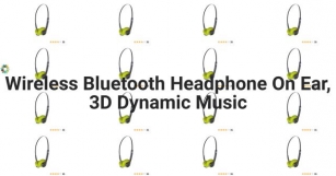 Wireless Bluetooth Headphone On Ear, 3D Dynamic Music