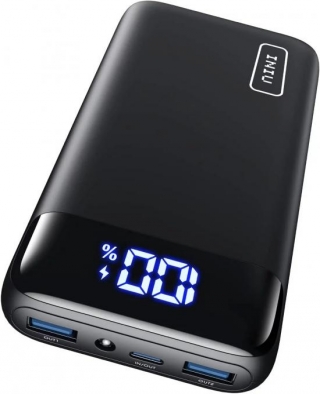 20,000mAh Portable Charger With LED Display For $29