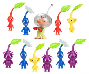 Captain Olimar And 11 Pikmin Set