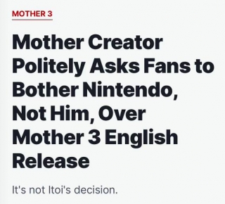 Mother 3 - Nintendo Switch