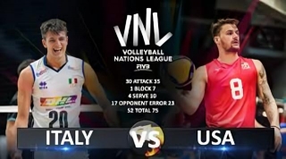USA Trounces Italy, 3-0 Books Ticket To VNL Finals 2023