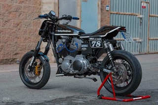 Super-tracker: A Custom Sportster 1200 With Supermoto Steeze