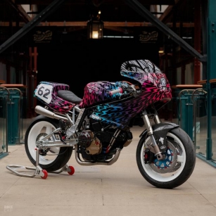 Arfa: A Retina-searing Ducati 900 SS By Sticky’s Speed Shop