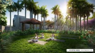 Yoga Deck With Externally Beautiful Landscapes - Rendered By 3D Power!
