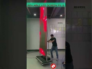 Automatic Rollable LED Curtain Video Screen: The Future Of Advertising S...