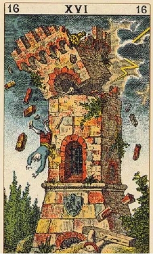 Combinações De Tarot – A Torre Com Os Arcanos Maiores