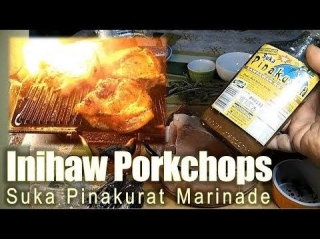 Inihaw Na Pork Chops Marinated With Pinakurat Vinegar